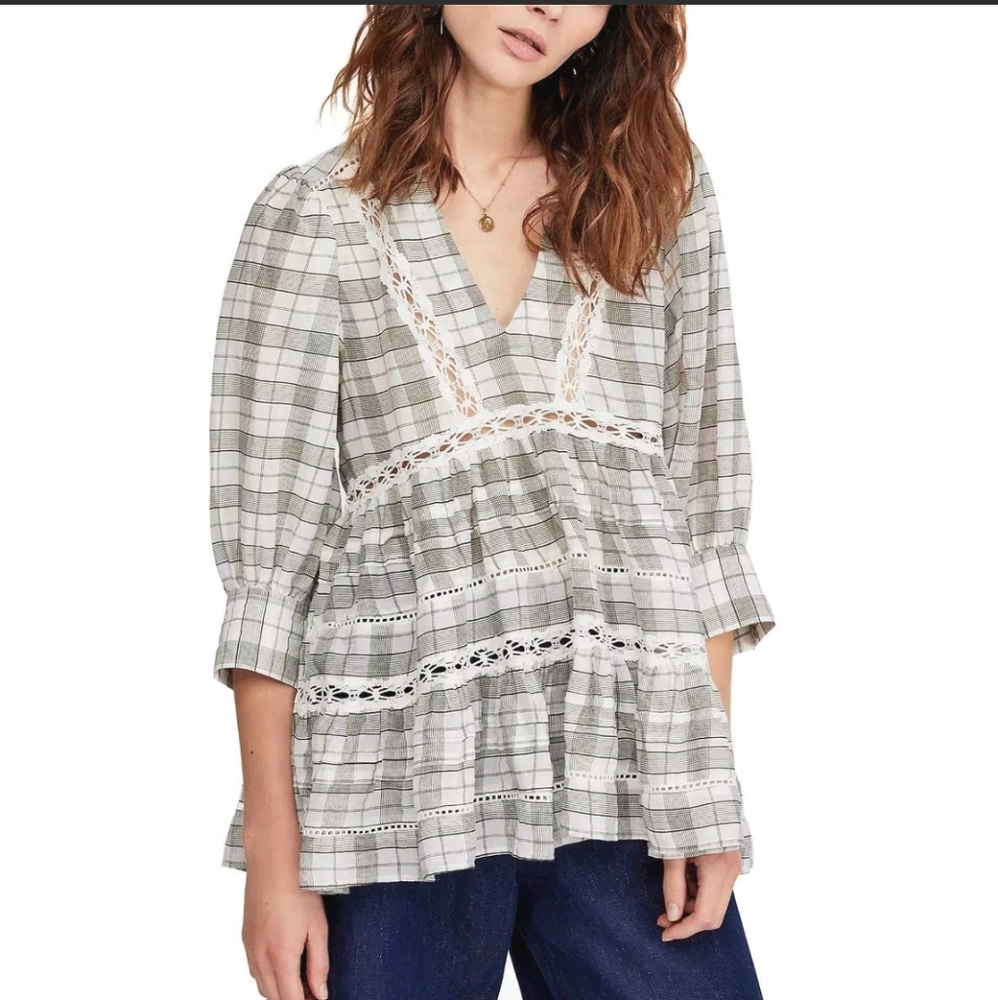 Free PeopleTime Out Lace Tunic